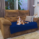 Capa Protetora de Sofá para Cães e Gatos - Contra Pelos e Líquidos - Com Forro Impermeável - 135x135