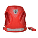 Coleira Peitoral Cachorro e Gato, conjunto de guia + coleira tipo colete para pet pequenos e médios