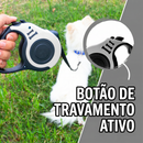 🐕 Guia Retrátil 5 Metros com Trava - Liberdade e Segurança Para Seu Pet!
