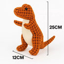 Dinossauro de Pelúcia Mordedor - Brinquedo Resistente Que Seu Pet Vai AMAR! 🦖